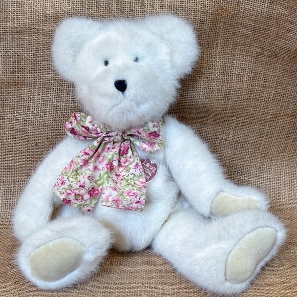 Boyds Bears Other - Boyds Teddy Bear Jennifer Bearringer Love You Mom Floral Bow Grandmacore READ